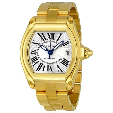 gold cartier mens watch